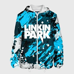 Куртка с капюшоном мужская Linkin Park, цвет: 3D-белый