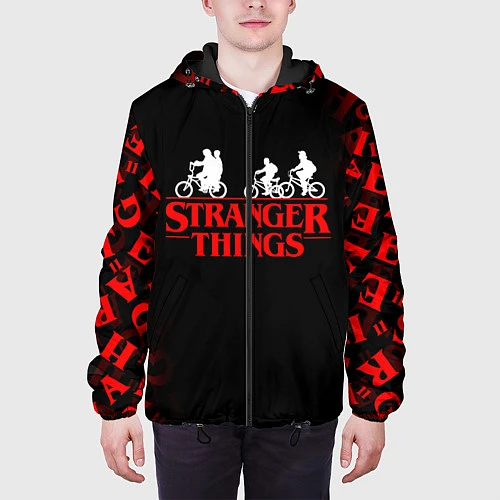 Мужская куртка STRANGER THINGS / 3D-Черный – фото 3