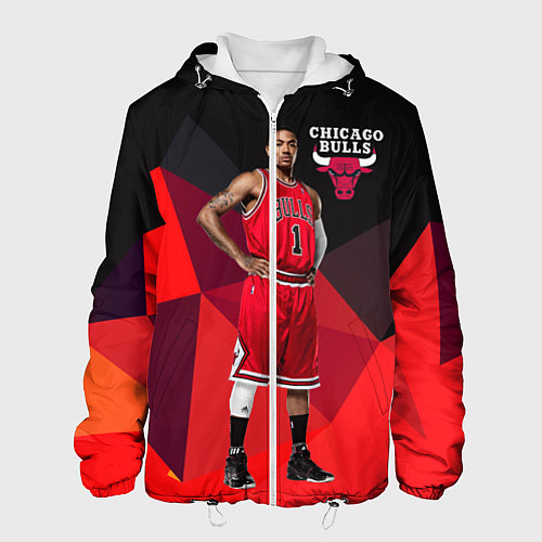 Мужская куртка Chicago Bulls / 3D-Белый – фото 1