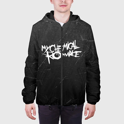 Мужская куртка My Chemical Romance / 3D-Черный – фото 3
