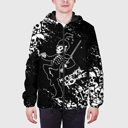 Куртка с капюшоном мужская My Chemical Romance, цвет: 3D-черный — фото 2