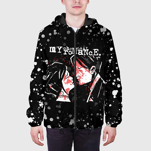 Мужская куртка My Chemical Romance / 3D-Черный – фото 3