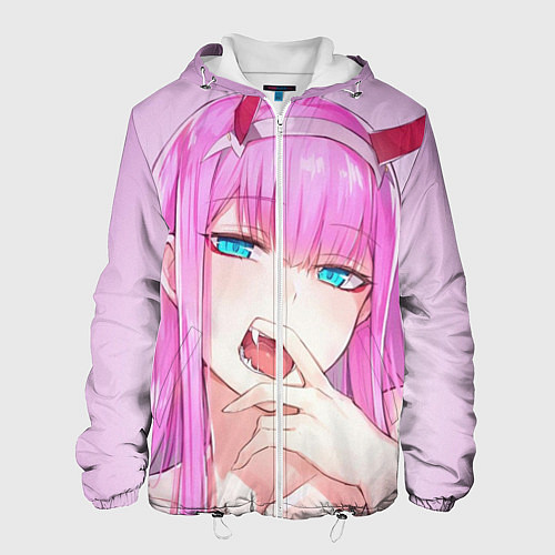 Мужская куртка Ahegao / 3D-Белый – фото 1