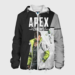 Куртка с капюшоном мужская Apex Legends, цвет: 3D-белый