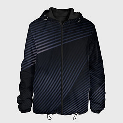 Куртка с капюшоном мужская Минимализм, цвет: 3D-черный