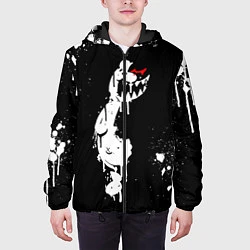 Куртка с капюшоном мужская Monokuma paint, цвет: 3D-черный — фото 2