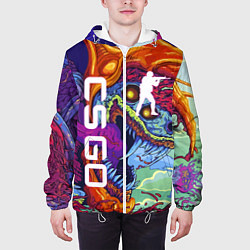 Куртка с капюшоном мужская CS GO HYPERBEAST, цвет: 3D-белый — фото 2