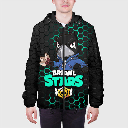Мужская куртка BRAWL STARS CROW / 3D-Черный – фото 3