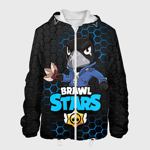 Мужская куртка BRAWL STARS CROW / 3D-Белый – фото 1