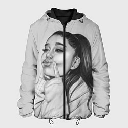 Куртка с капюшоном мужская Ariana Grande Ариана Гранде, цвет: 3D-черный