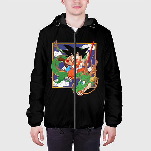 Мужская куртка Dragon Ball / 3D-Черный – фото 3
