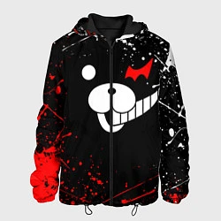 Куртка с капюшоном мужская MONOKUMA, цвет: 3D-черный