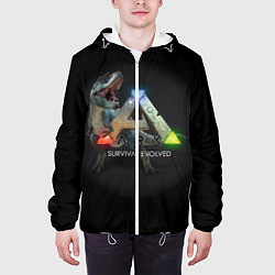 Куртка с капюшоном мужская Ark Survival Evolved, цвет: 3D-белый — фото 2