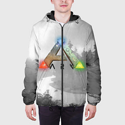 Куртка с капюшоном мужская Ark Survival Evolved, цвет: 3D-черный — фото 2