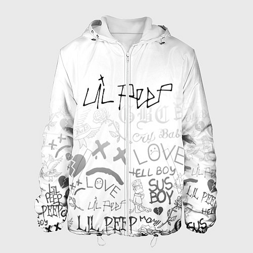 Мужская куртка LIL PEEP / 3D-Белый – фото 1