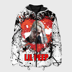 Куртка с капюшоном мужская Lil Peep, цвет: 3D-черный