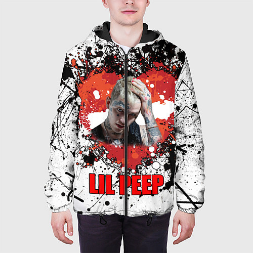 Мужская куртка Lil Peep / 3D-Черный – фото 3
