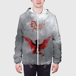 Куртка с капюшоном мужская Dragon Age, цвет: 3D-белый — фото 2
