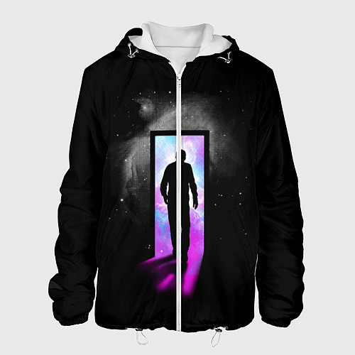 Мужская куртка Портал / 3D-Белый – фото 1
