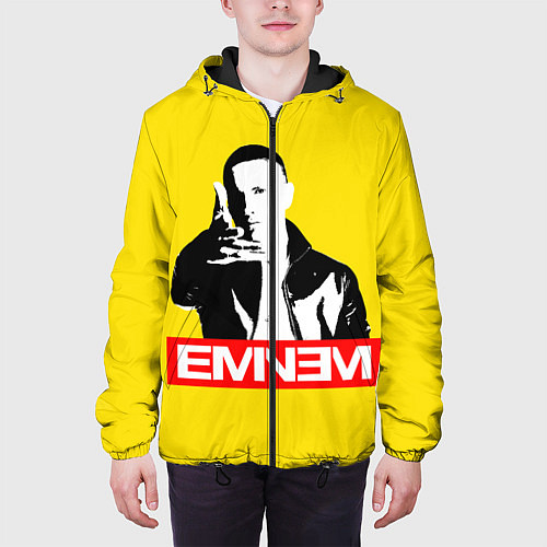 Мужская куртка Eminem / 3D-Черный – фото 3