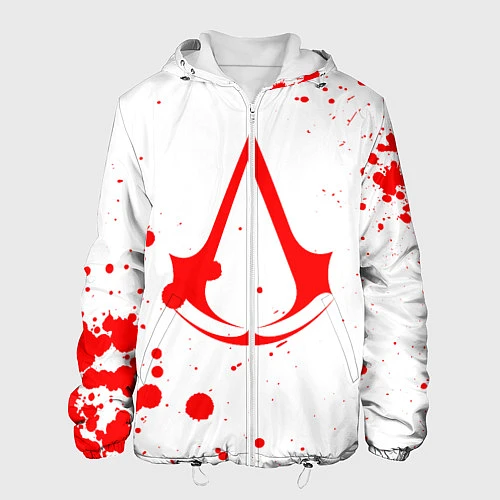 Мужская куртка Assassin’s Creed / 3D-Белый – фото 1