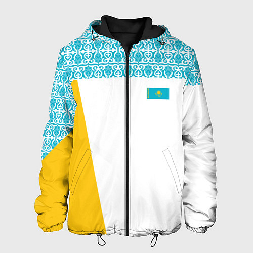 Мужская куртка Казахстан Форма / 3D-Черный – фото 1