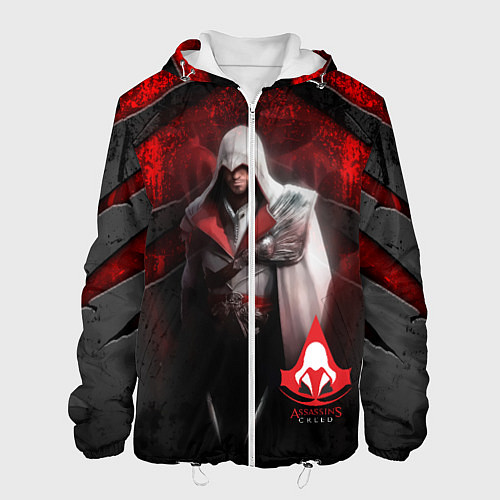 Мужская куртка Assasin's creed / 3D-Белый – фото 1
