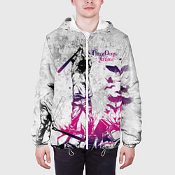Куртка с капюшоном мужская Three Days Grace, цвет: 3D-белый — фото 2