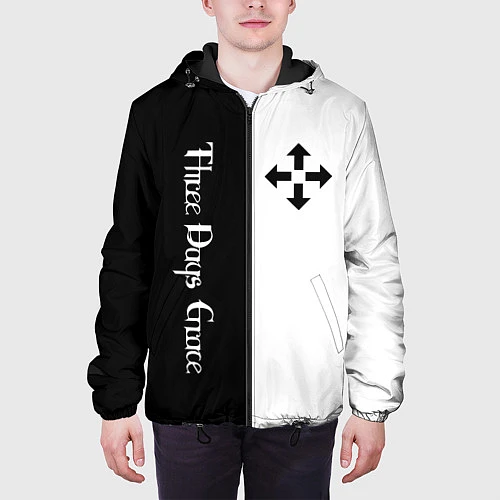 Мужская куртка Three Days Grace / 3D-Черный – фото 3