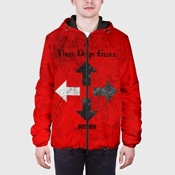 Куртка с капюшоном мужская Three Days Grace, цвет: 3D-черный — фото 2