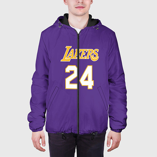 Мужская куртка Los Angeles Lakers Kobe Brya / 3D-Черный – фото 3