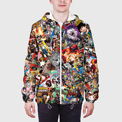 Куртка с капюшоном мужская Academia stikerbombing, цвет: 3D-белый — фото 2