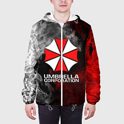 Куртка с капюшоном мужская UMBRELLA CORP, цвет: 3D-белый — фото 2