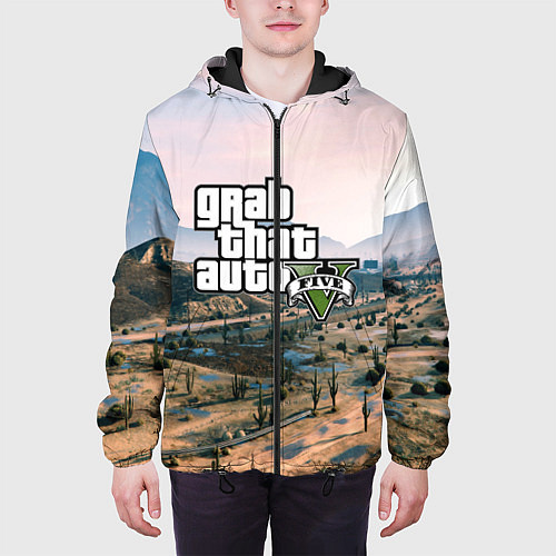 Мужская куртка Grand Theft Auto 5 / 3D-Черный – фото 3