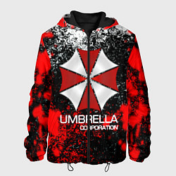 Куртка с капюшоном мужская UMBRELLA CORP, цвет: 3D-черный