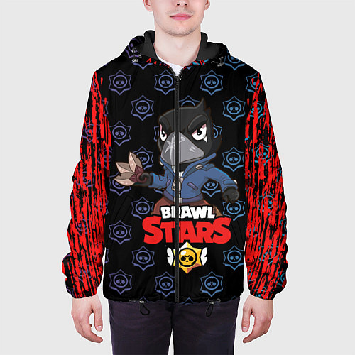 Мужская куртка BRAWL STARS CROW / 3D-Черный – фото 3