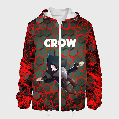 Мужская куртка BRAWL STARS CROW / 3D-Белый – фото 1