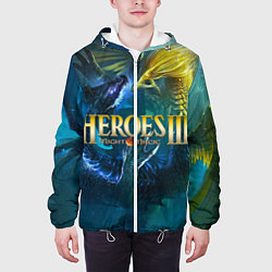 Куртка с капюшоном мужская Heroes of Might and Magic, цвет: 3D-белый — фото 2
