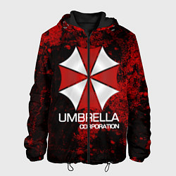 Куртка с капюшоном мужская UMBRELLA CORP, цвет: 3D-черный