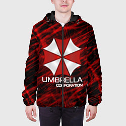 Куртка с капюшоном мужская UMBRELLA CORP, цвет: 3D-черный — фото 2