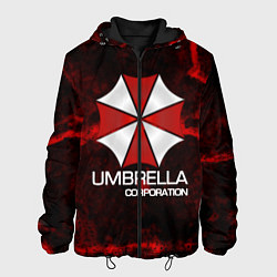 Куртка с капюшоном мужская UMBRELLA CORP, цвет: 3D-черный