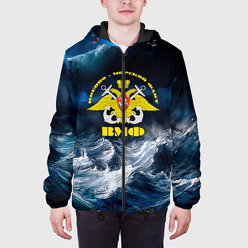 Мужская куртка Военно-морской флот / 3D-Черный – фото 3