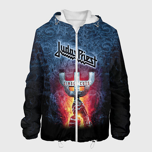 Мужская куртка Judas priest / 3D-Белый – фото 1