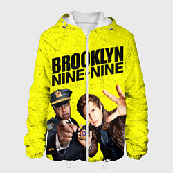 Куртка с капюшоном мужская Brooklyn Nine-Nine, цвет: 3D-белый