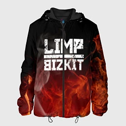 Куртка с капюшоном мужская LIMP BIZKIT, цвет: 3D-черный