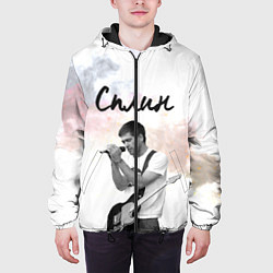 Куртка с капюшоном мужская Сплин, цвет: 3D-черный — фото 2