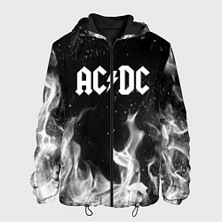 Куртка с капюшоном мужская AC DC, цвет: 3D-черный
