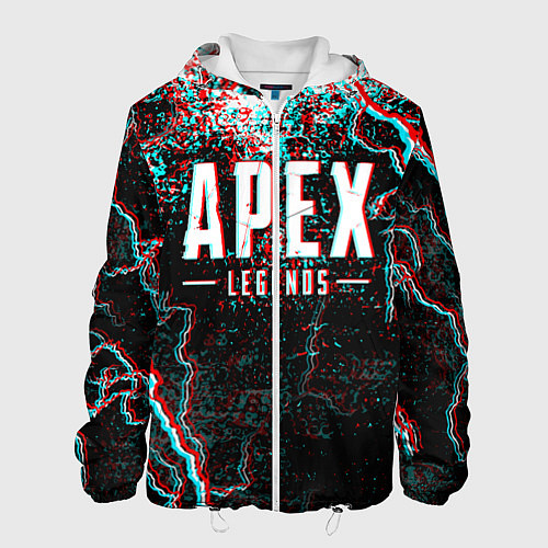 Мужская куртка APEX LEGENDS GLITCH / 3D-Белый – фото 1