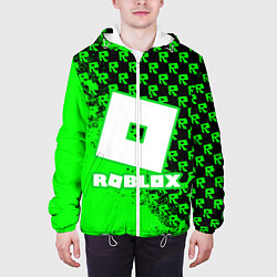 Куртка с капюшоном мужская Roblox, цвет: 3D-белый — фото 2
