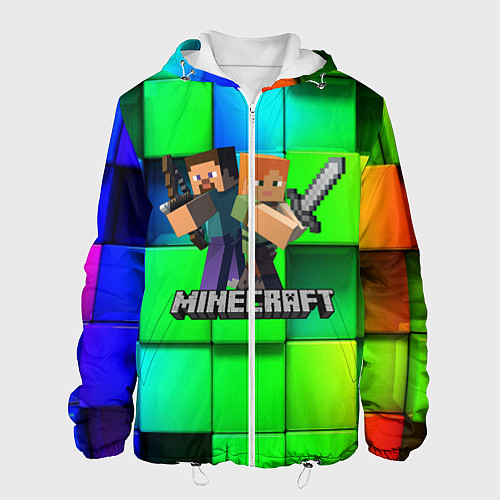 Мужская куртка MINECRAFT / 3D-Белый – фото 1